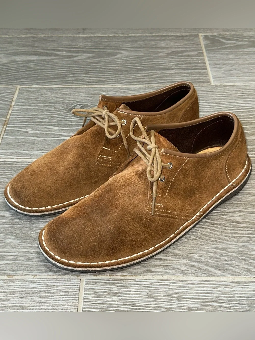 Clarks Originals Jink Cola Suede Oxford Men’s 11M Crepe Sole Casual Minimalist